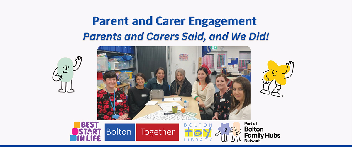 Parent and Carer Engagement: Parents and Carers Said, and We Did!